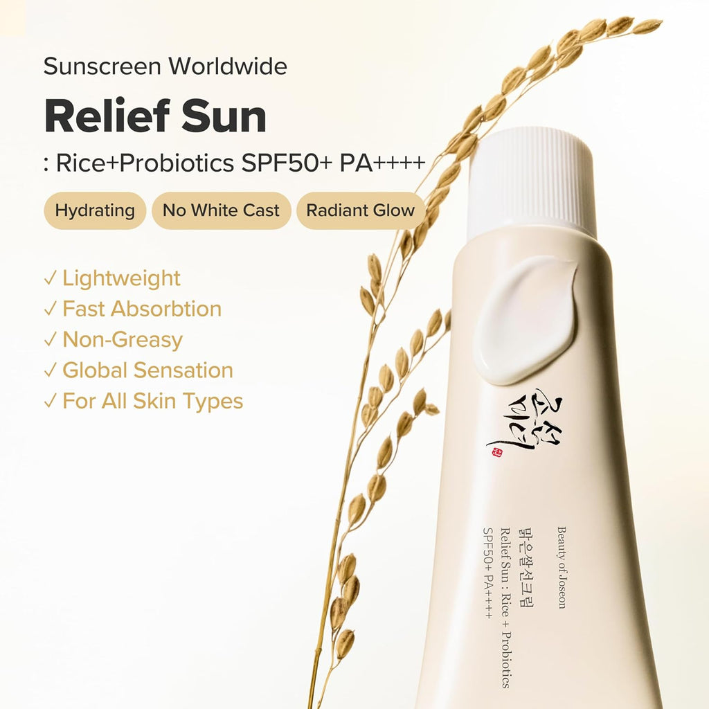 Beauty of Joseon Relief Sun Korean Sunscreen Face Cream 50ml