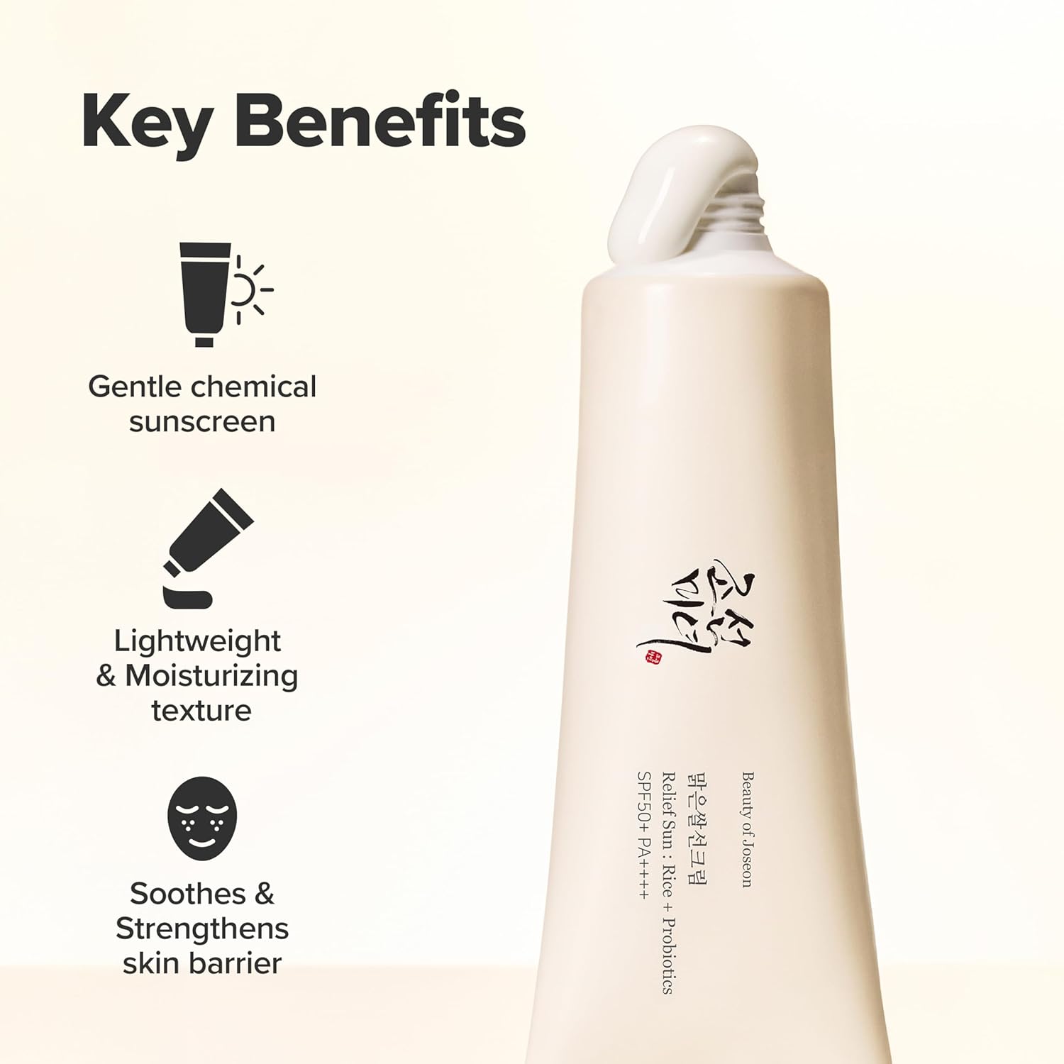 Beauty of Joseon Relief Sun Korean Sunscreen Face Cream 50ml