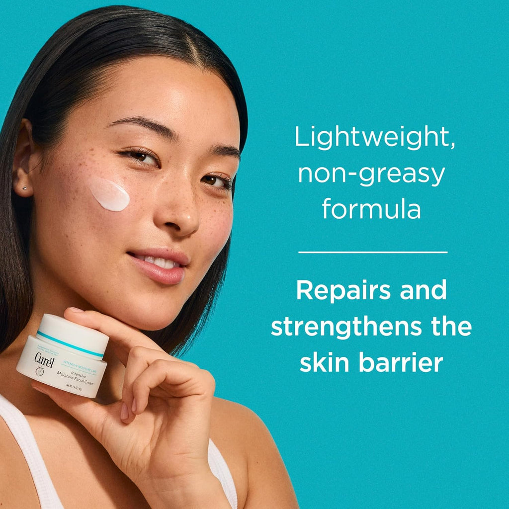 Curél Intensive Moisture Facial Cream 40g for Dry, Sensitive Skin