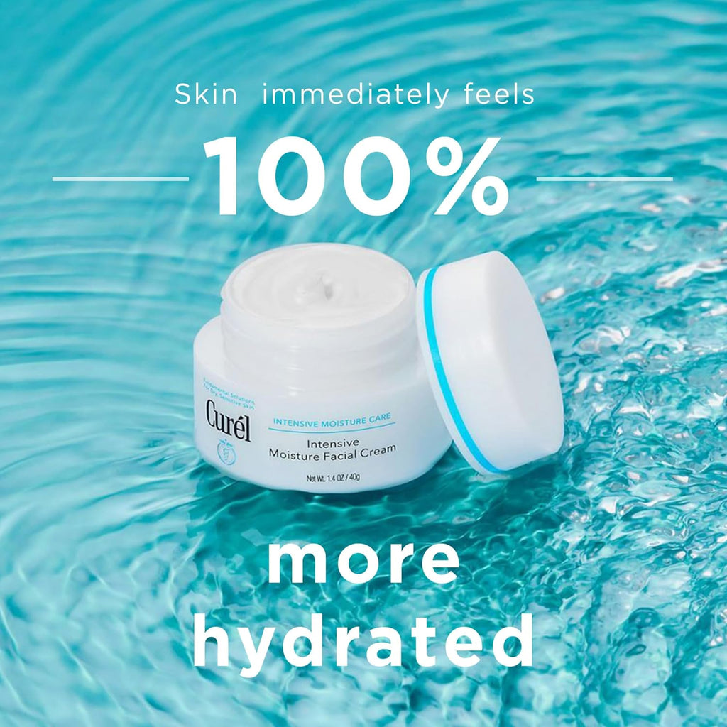 Curél Intensive Moisture Facial Cream 40g for Dry, Sensitive Skin